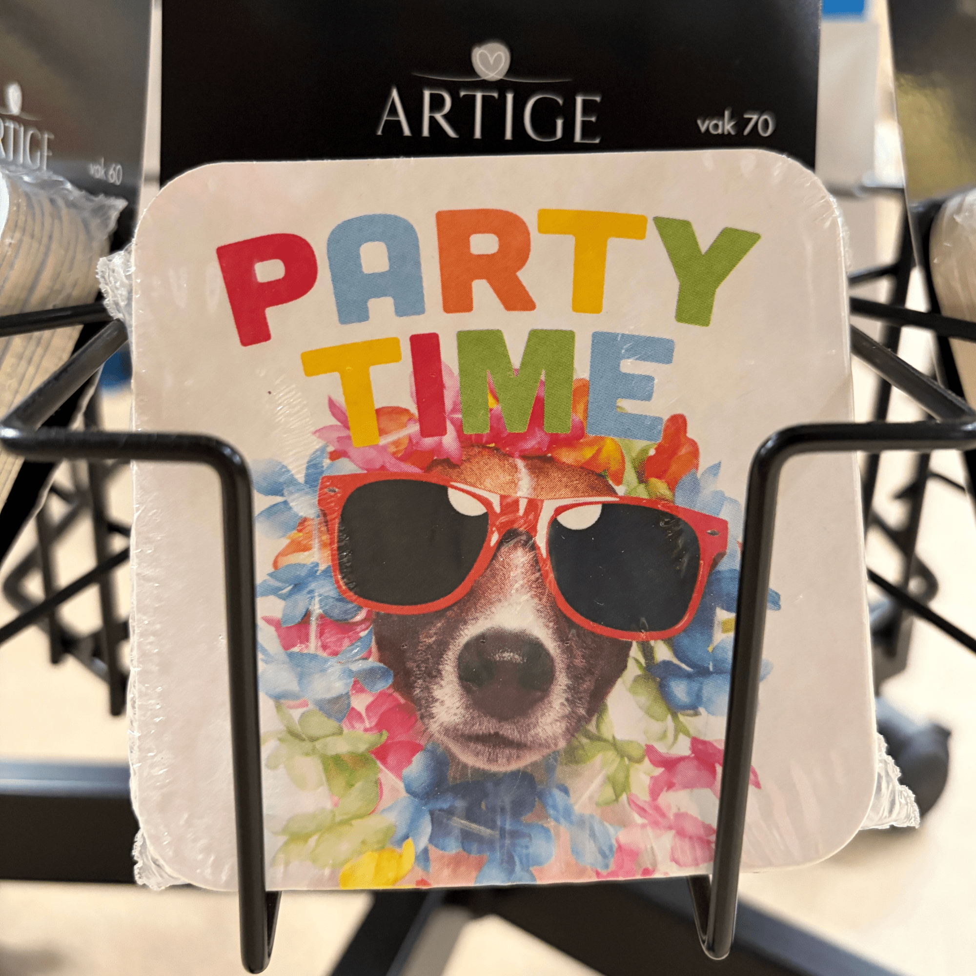 Lasinalunen pahvia - party time - Lempi Lifestyle