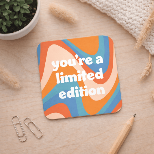 Lasinalunen pahvia - You're a limited edition - Lempi Lifestyle