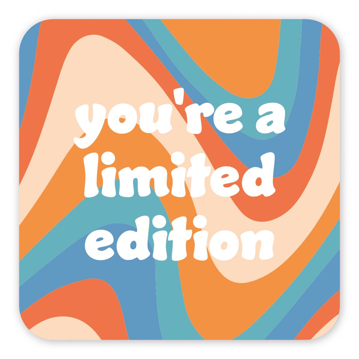 Lasinalunen pahvia - You're a limited edition - Lempi Lifestyle