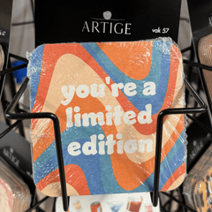 Lasinalunen pahvia - You're a limited edition - Lempi Lifestyle