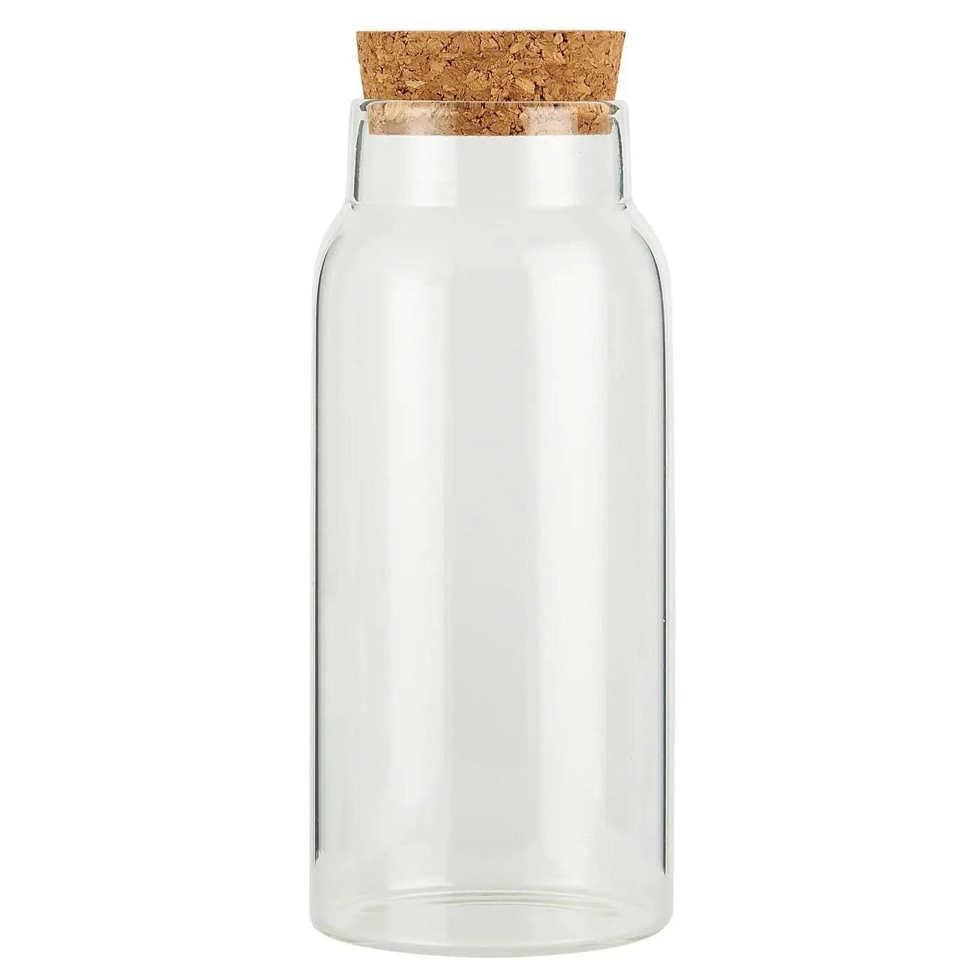 Lasipullo korkkikannella – säilytyspullo keittiöön 330 ml - Lempi Lifestyle