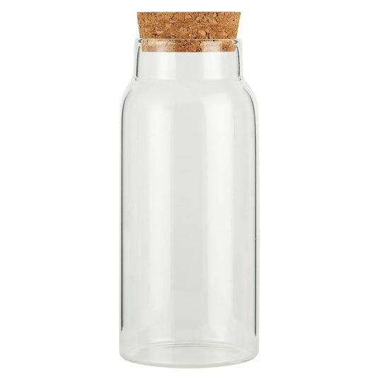 Lasipullo korkkikannella – säilytyspullo keittiöön 330 ml - Lempi Lifestyle