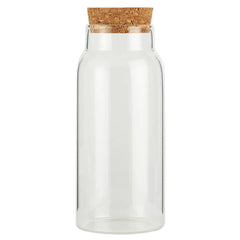 Lasipullo korkkikannella – säilytyspullo keittiöön 330 ml - Lempi Lifestyle