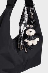 Laukkukoriste I Koira mustavalkoinen - Lempi Lifestyle