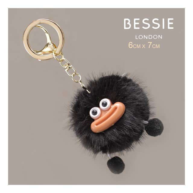 Laukkukoru mörkö - musta avaimenperä - Lempi Lifestyle