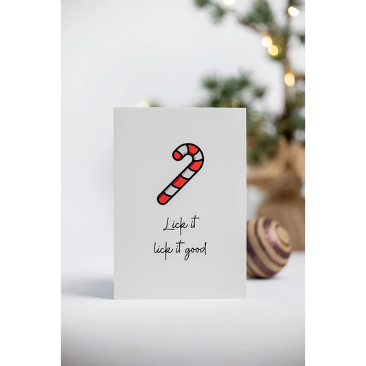 Lick It Lick It Good - Kortti - huumorikortit, joulu,