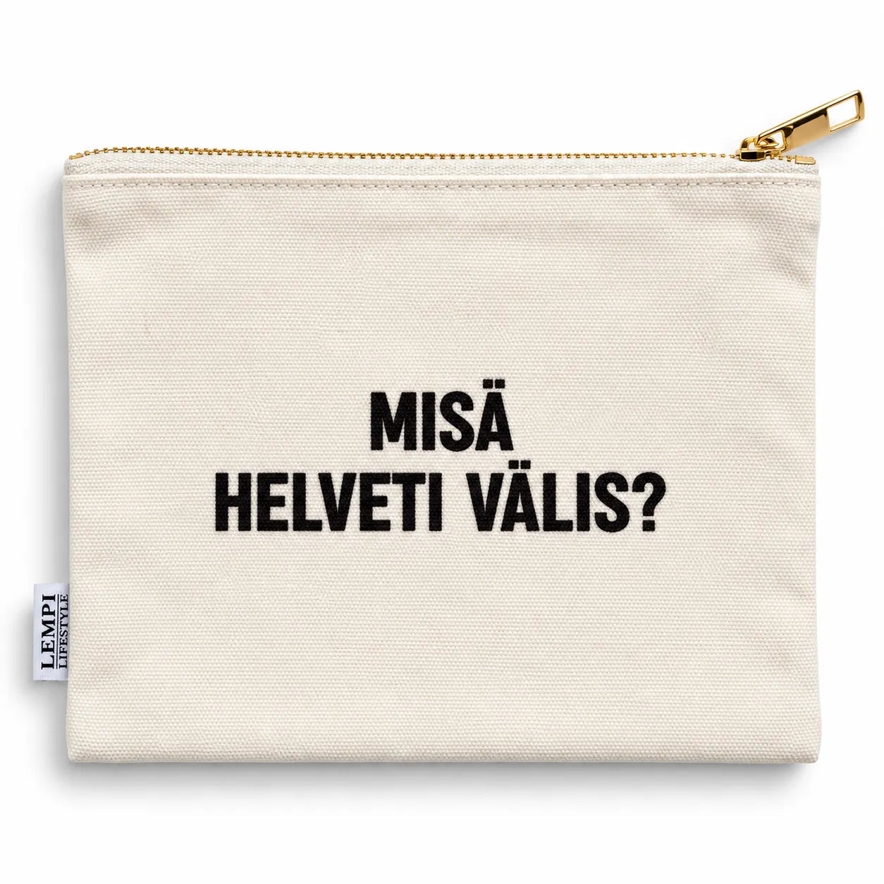 Lempi Misä Helveti Välis? Kosmetiikkapussi – Puuvillaa - Lempi Lifestyle