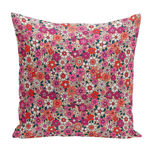 Lempi Pink Flower Tyynyliina - Jättityynyliina | 70x70 Cm