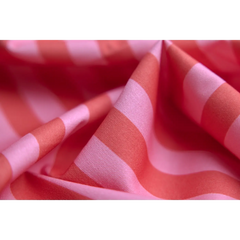 Lempi Red-Pink Stripe keittiöpyyhe - pyyheliina