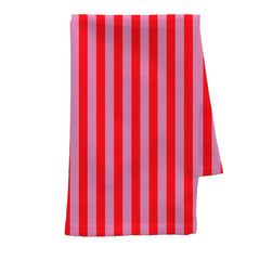Lempi Red - pink Stripe Keittiöpyyhe - Pyyheliina - Lempi Lifestyle