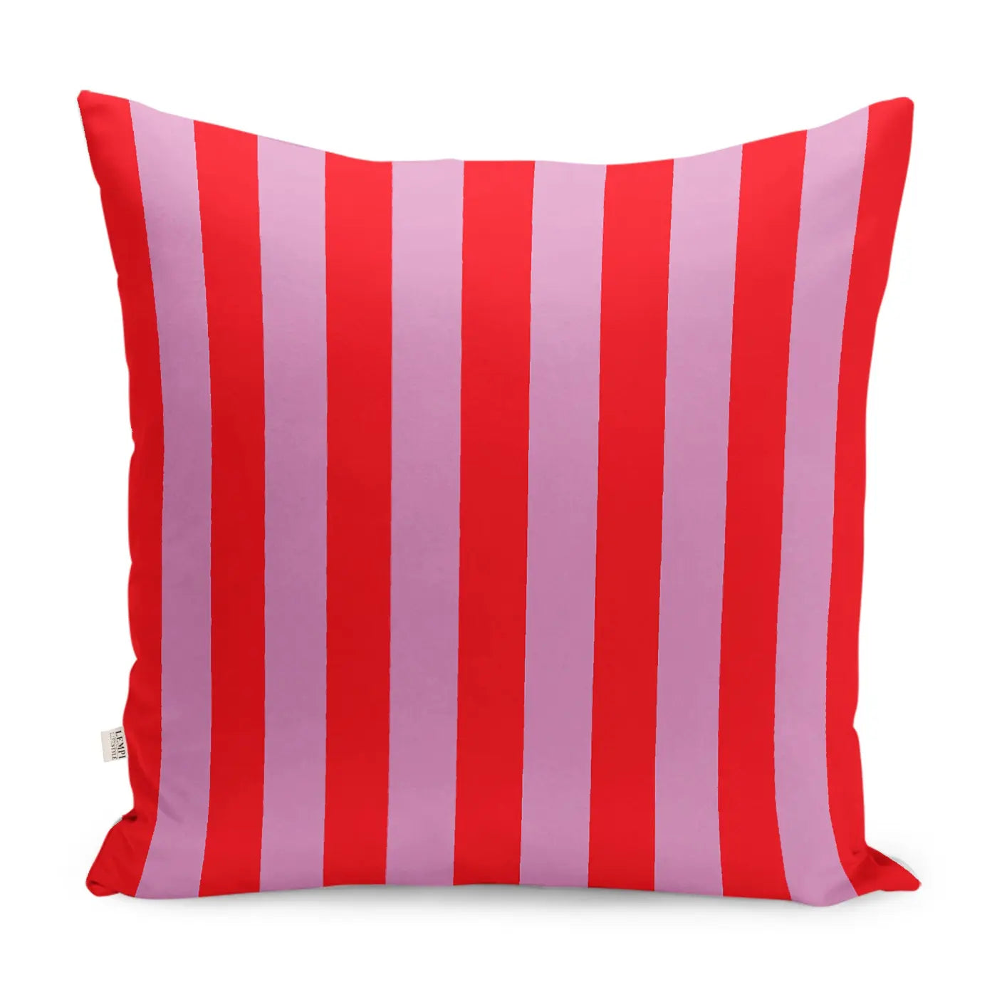 Lempi Red Pink Stripe - Tyynyliina - Jättityynyliina