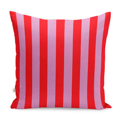 Lempi Red Pink Stripe - Tyynyliina - Jättityynyliina | 70x70 - Lempi Lifestyle