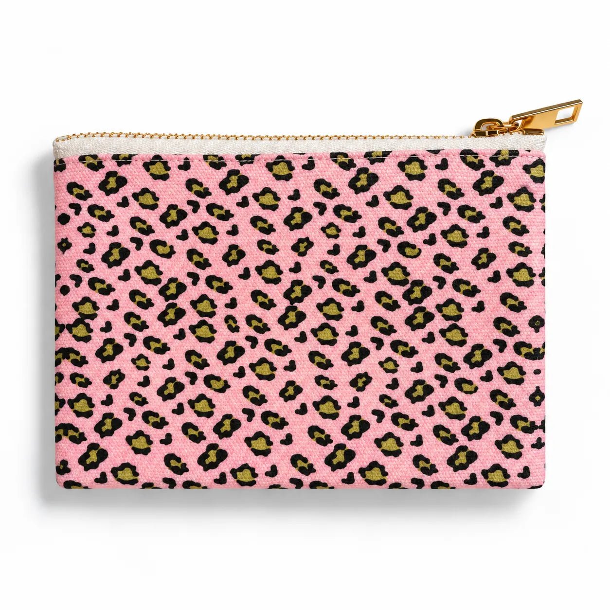 Lempi Vaaleanpunainen Leopard Vetoketjupussi – Puuvillaa - Lempi Lifestyle
