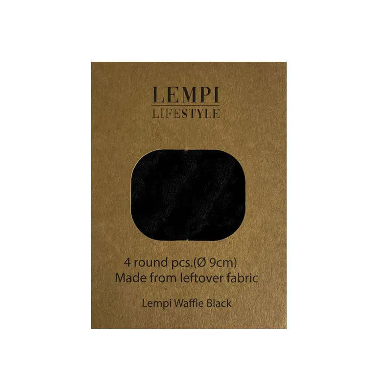 Lempi Waffle Make-up Pads - Musta | KYLPYHUONE, Make-up