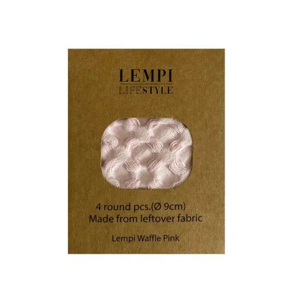 Lempi Waffle Make-up Pads - Pinkki | KYLPYHUONE, Make-up