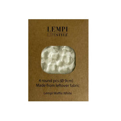 Lempi Waffle Make-up Pads - Valkoinen | KYLPYHUONE, Make-up