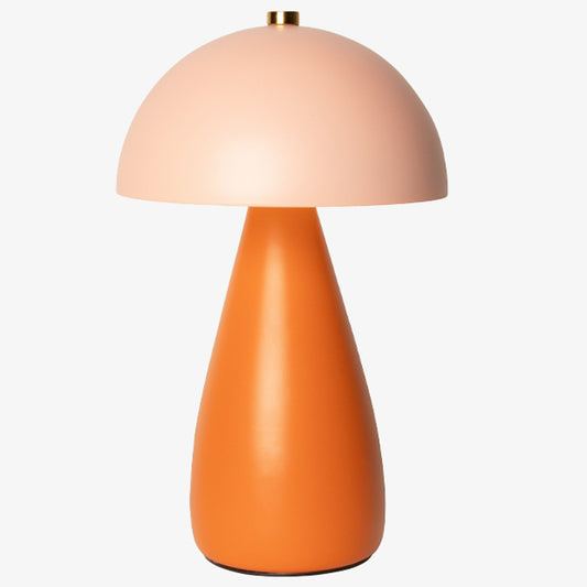 Table lamp rechargeable - orange/pink