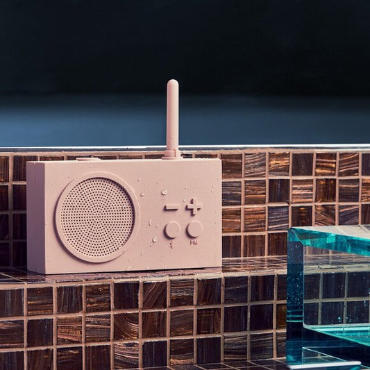 Lexon Tykho 3 Bluetooth Speaker and Radio Pink