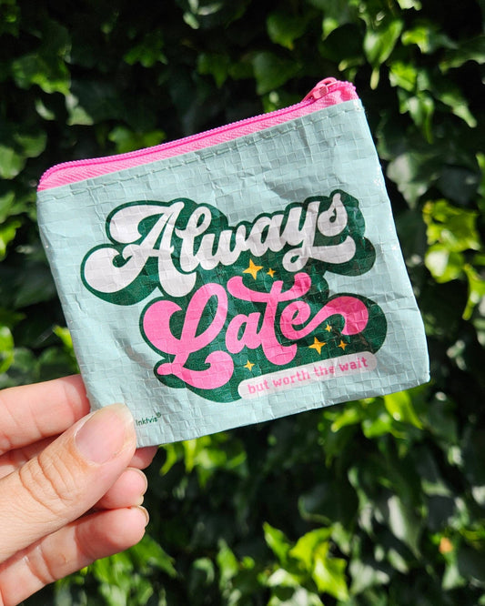Lompakko - kolikkopussukka Always late - Lempi Lifestyle
