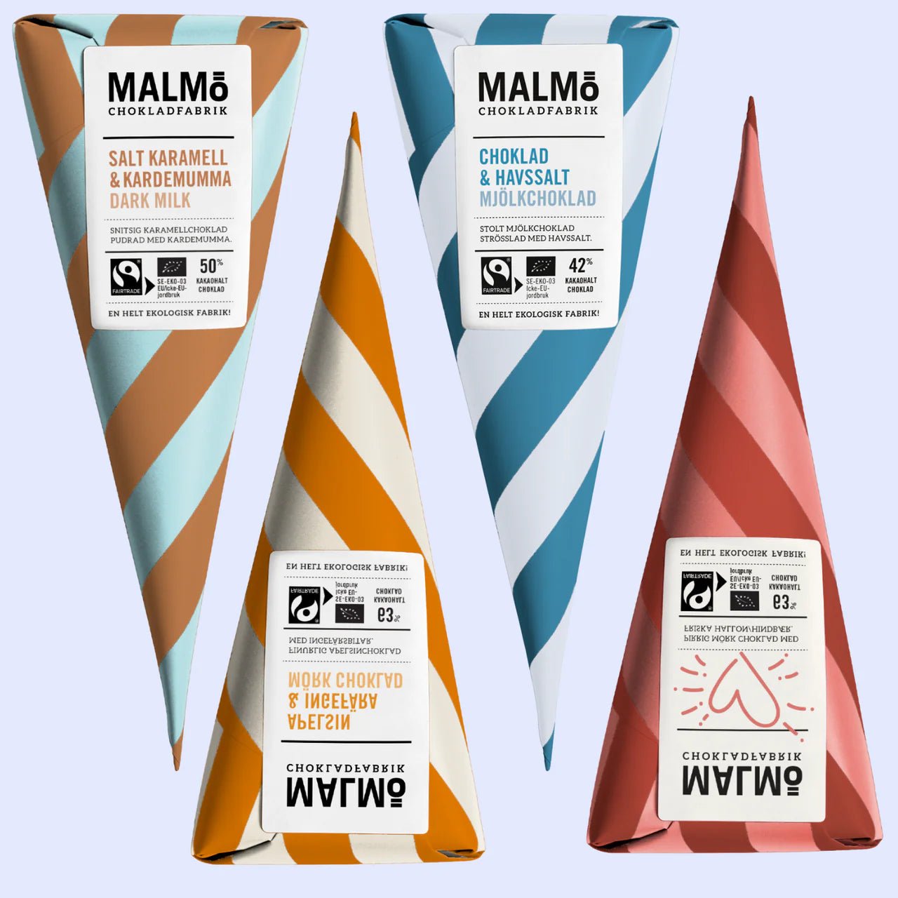 MALMÖ CHOKLADFABRIK Suklaakartio I Jättegod Jul (appelsiini & kaneli maitosuklaa) - Lempi Lifestyle