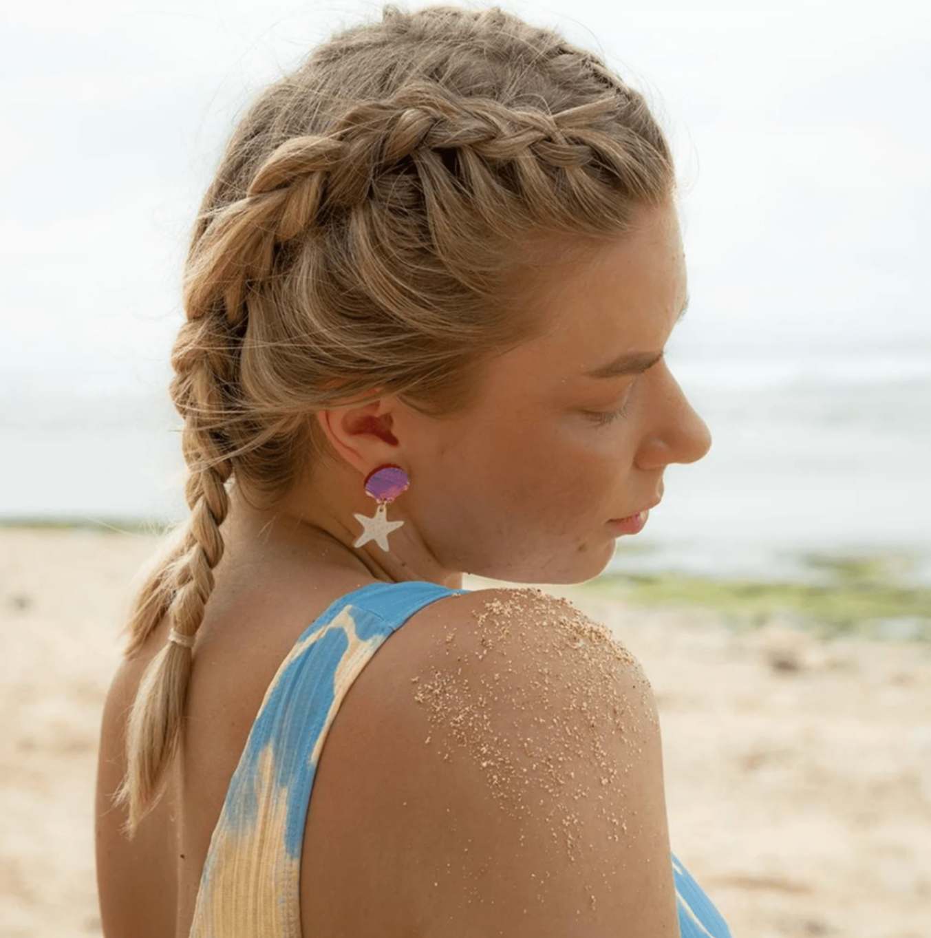 Mamakoru - Ocean pink pair simpukka korvakorut - Lempi Lifestyle
