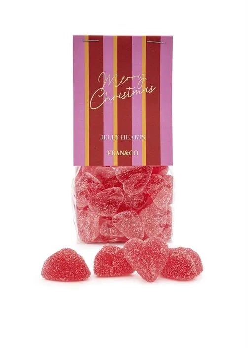 Marmeladisydämet I pehmeitä vadelmanmakuisia karkkeja 200g - Lempi Lifestyle