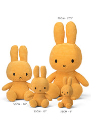 Miffy Istuva Mousseline Keltainen pupu, iso 33 cm