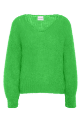 Milana LS Mohair Knit Bright Green - Lempi Lifestyle