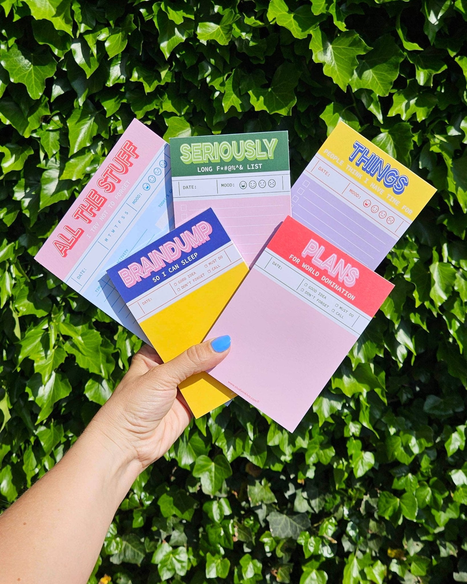 Muistilehtiö A6 - To do - lista Braindump - Lempi Lifestyle