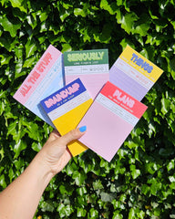 Muistilehtiö A6 - To do - lista Braindump - Lempi Lifestyle