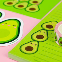 Muistilehtiö Avocado Holy Guacamole what a list! - Lempi Lifestyle