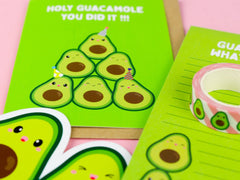 Muistilehtiö Avocado Holy Guacamole what a list! - Lempi Lifestyle