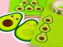Muistilehtiö Avocado Holy Guacamole what a list! - Lempi Lifestyle