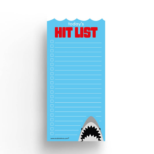 Muistilehtiö hai, Hit list shark - Lempi Lifestyle