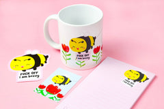 Muistilehtiö - To do - lista Ampiainen F*** off Im buzzy - Lempi Lifestyle