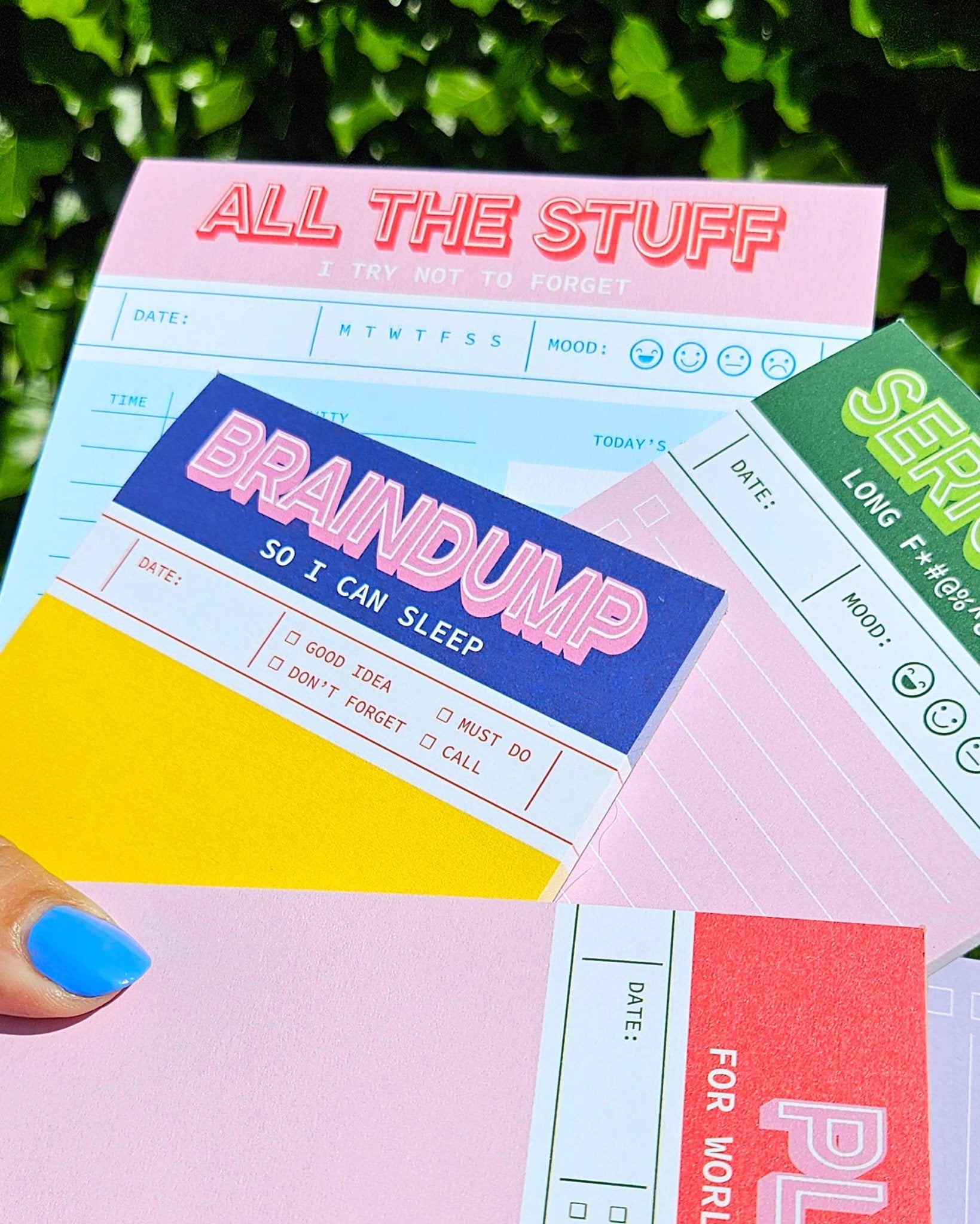 Muistilehtiö - To do - lista Plans for World Domination - Lempi Lifestyle