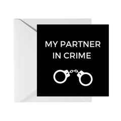 My Partner In Crime - Avattava Kortti Ja Kirjekuori - kiva,