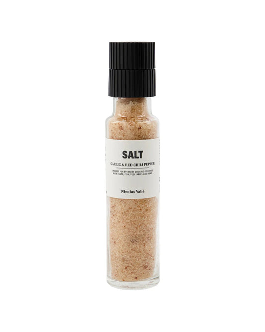 Nicolas Vahé Maustemylly Salt, Garlic & Red Chilli Pepper (325 g) – Potkua ja makua kokkaukseen - Lempi Lifestyle