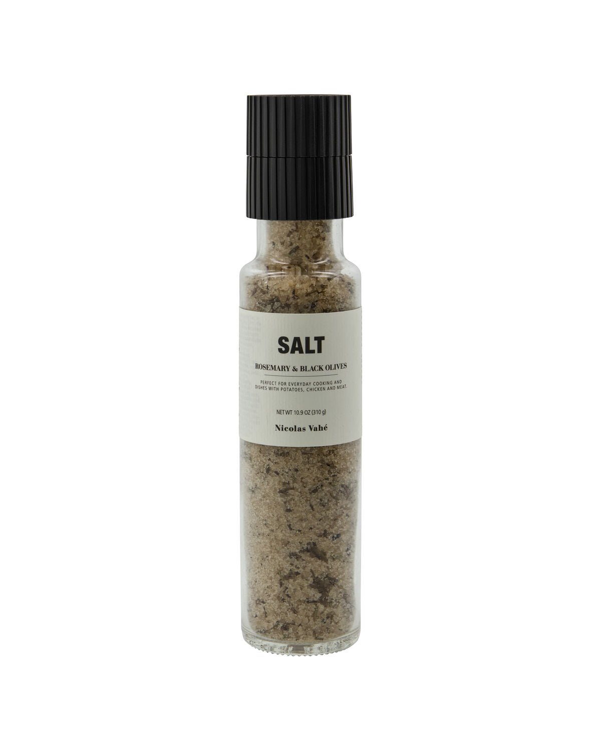 Nicolas Vahé Maustemylly Salt, Rosemary & Black Olives (310 g) – Välimeren maut kotikeittiössä - Lempi Lifestyle
