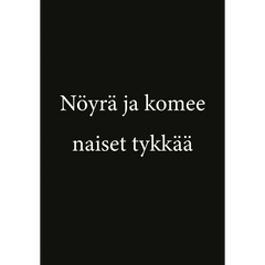 Nöyrä ja Komee Naiset Tykkää Postikortti