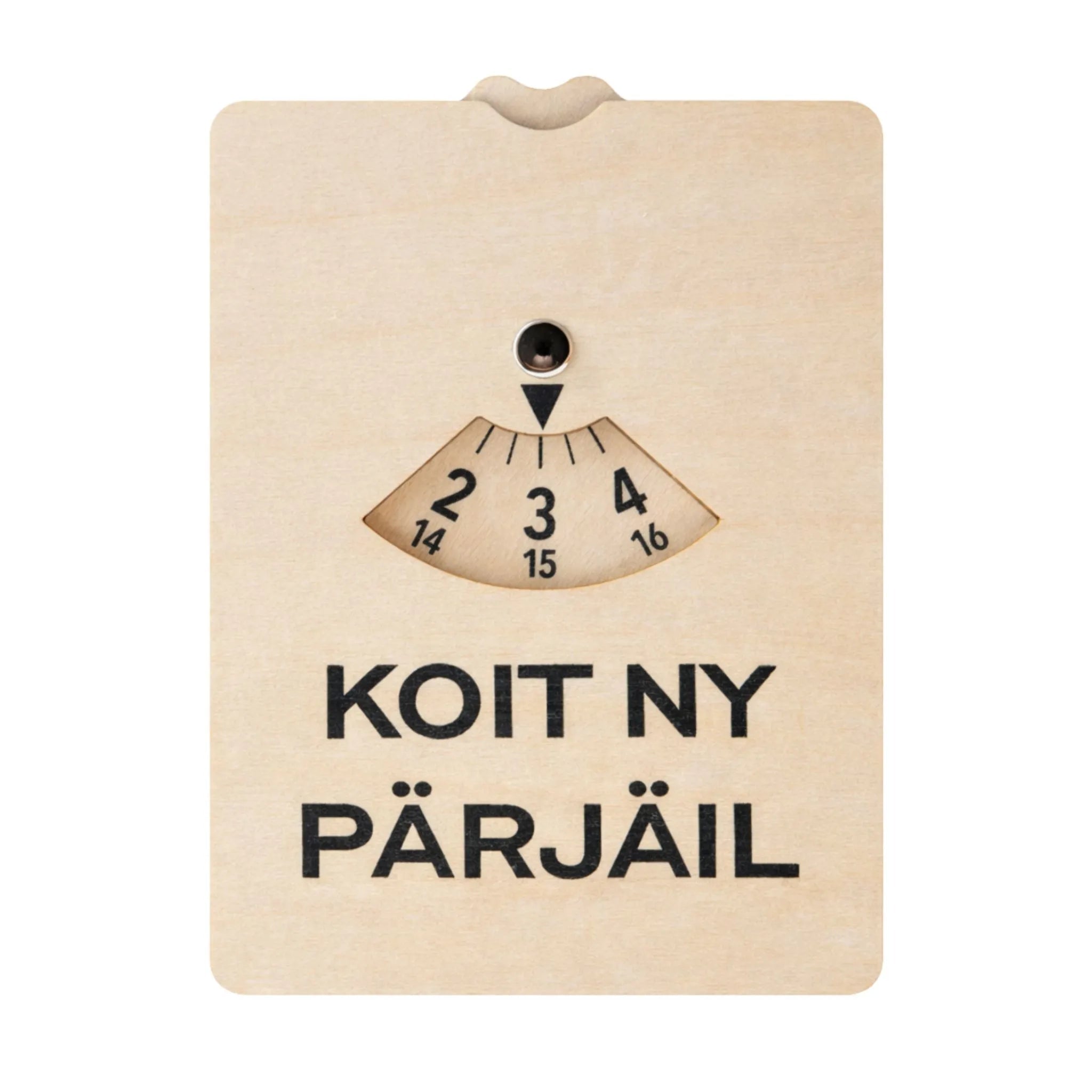 Parkkikiekko vaneria - Koit ny pärjäil - Lempi Lifestyle