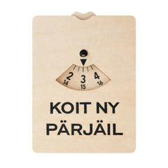 Parkkikiekko vaneria - Koit ny pärjäil - Lempi Lifestyle