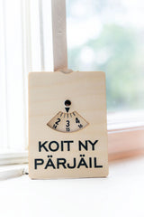 Parkkikiekko vaneria - Koit ny pärjäil - Lempi Lifestyle