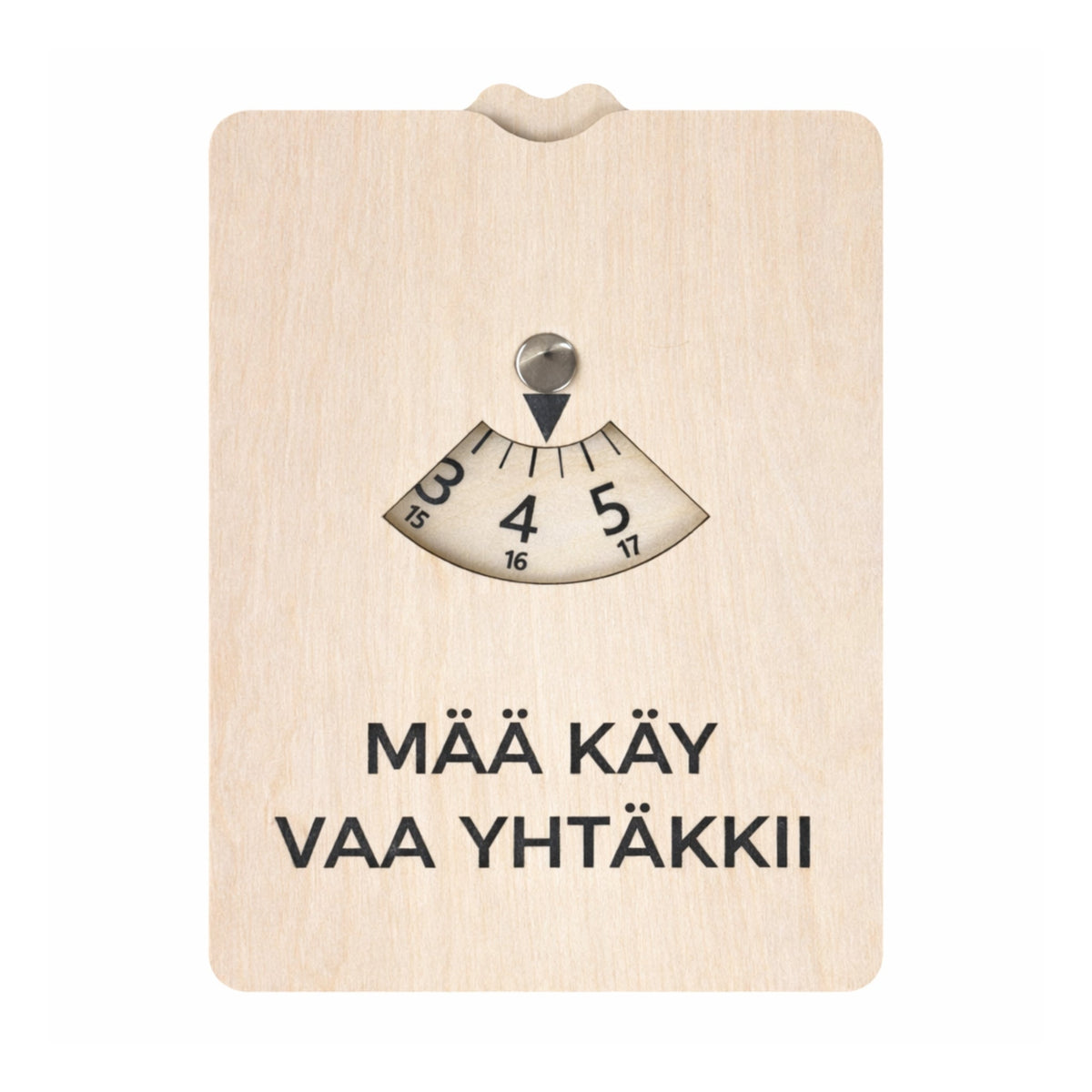 Parkkikiekko vaneria - mää käy vaa yhtäkkii - Lempi Lifestyle