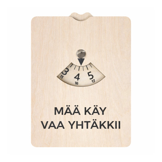 Parkkikiekko vaneria - mää käy vaa yhtäkkii - Lempi Lifestyle