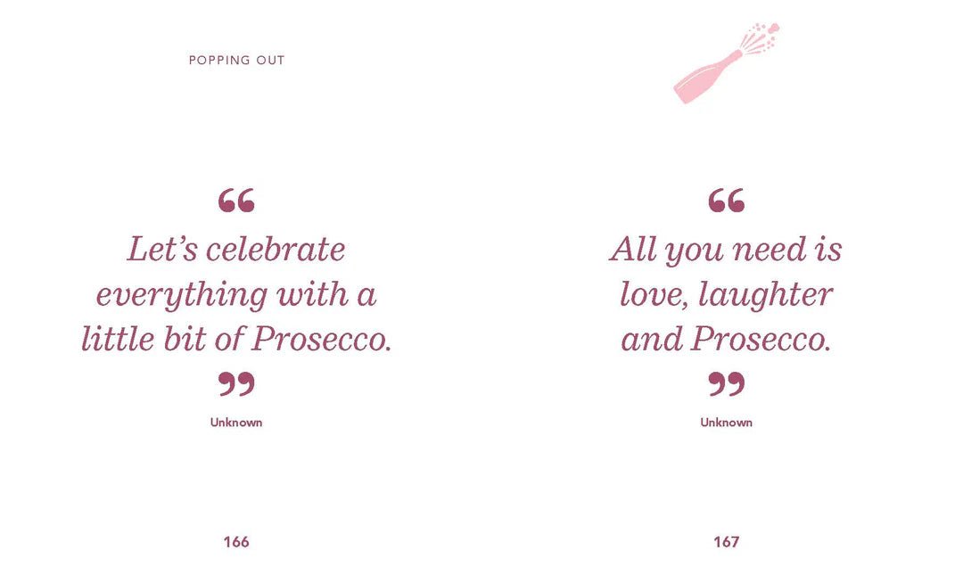Pieni kirja Prosecco - The little book of Prosecco - kirja - Lempi Lifestyle