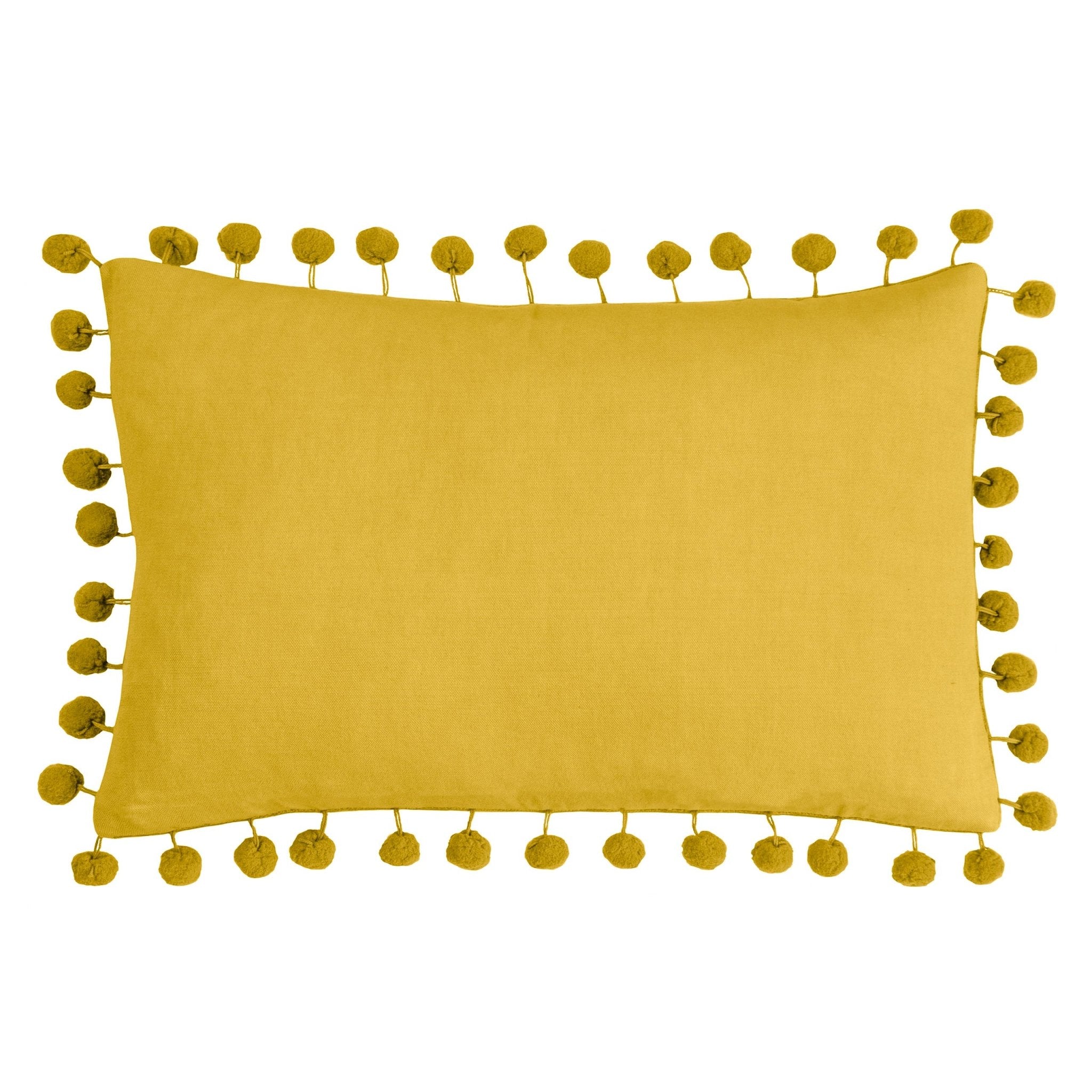 Pom Pom - sisustustyyny I puuvillasamettia 30 x 50 cm - Lempi Lifestyle