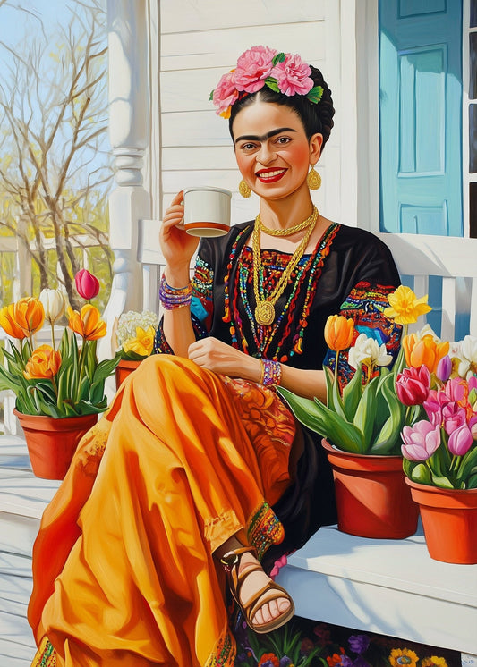 Postikortti Frida Kahlo - Kevät - Lempi Lifestyle