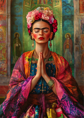 Postikortti Frida Kahlo - Rukous - Lempi Lifestyle