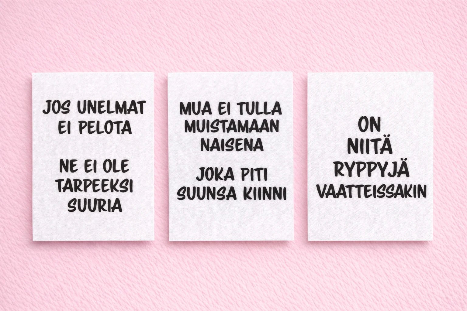 Postikortti - Jos unelmat ei pelota - Lempi Lifestyle